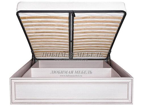 Кровать Тиффани 160 с подъемником вудлайн кремовый (фото, вид 2)
