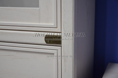 Шкаф с витриной Магеллан 2V2D1S сосна винтаж (фото, вид 8)