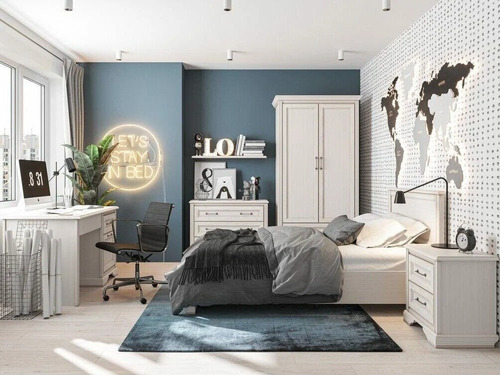 Кровать Стилиус LOZ90х200 (вид 6) Кровать Стилиус LOZ90х200 (фото, вид 6)