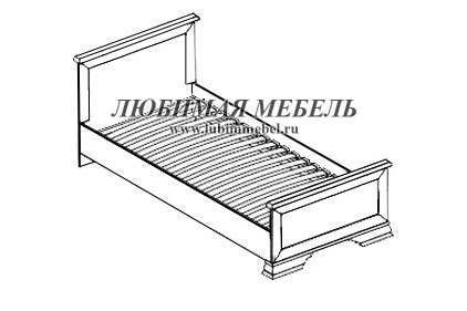 Кровать Кентаки LOZ/90 (фото, вид 1)