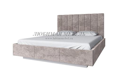 Кровать Оливия 160M с подъемником вудлайн крем/дуб анкона (фото)